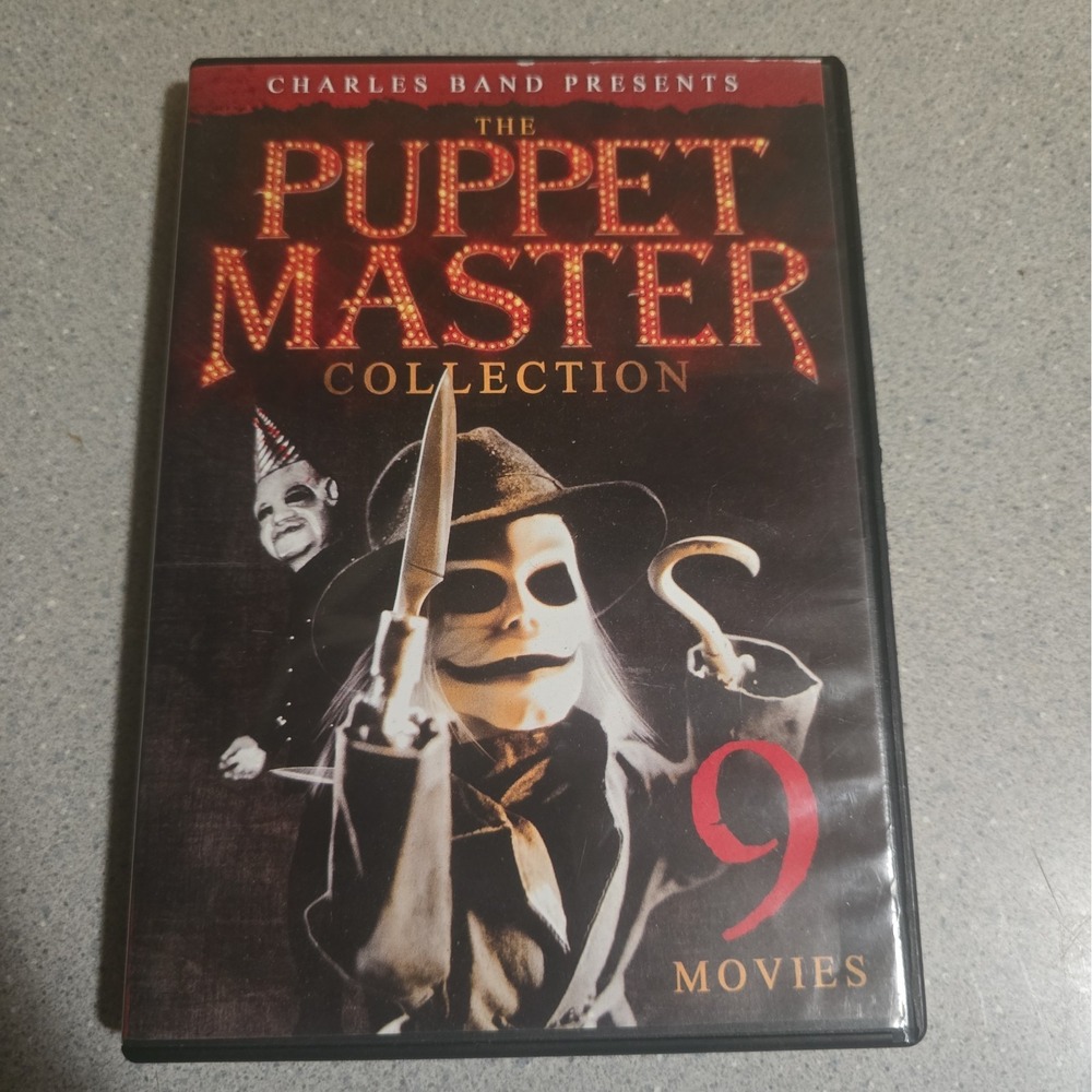 Puppet Master Collection (DVD, 2012, 2-Disc Set) 9 Movie Horror Slasher Cult